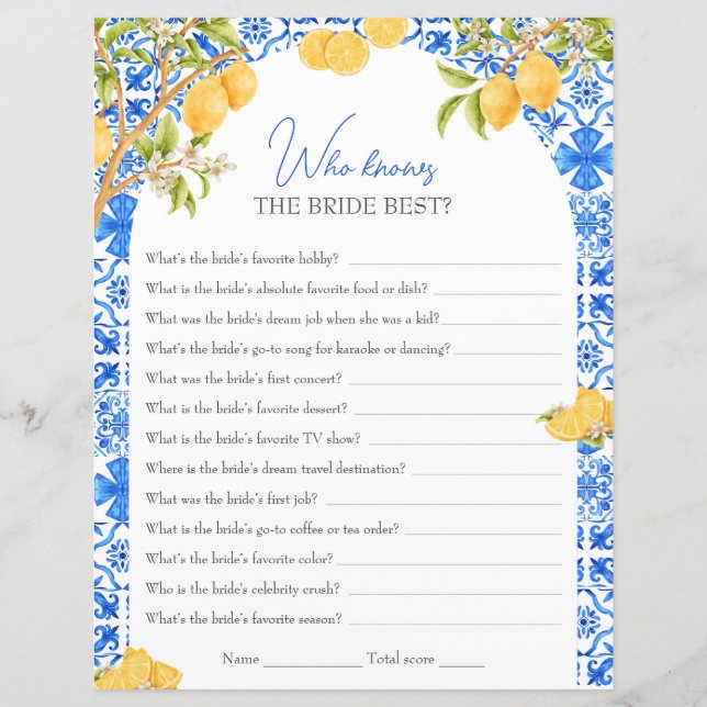 Papier Qui connaît la mariée meilleure Fête des mariées j (Devant)