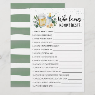 Papier Qui Connaît Maman Le Meilleur Jeu Vert Bébé Brûle