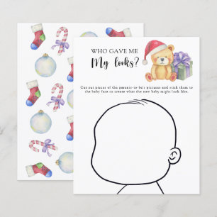 Papier Qui m'a donné mon apparence jeu de baby shower