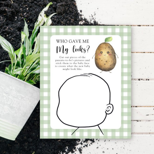 Papier Qui m'a donné mon look baby shower jeu (Créateur téléchargé)