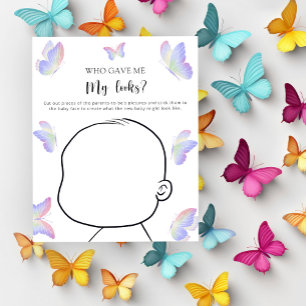 Papier Qui m'a donné mon look baby shower jeu