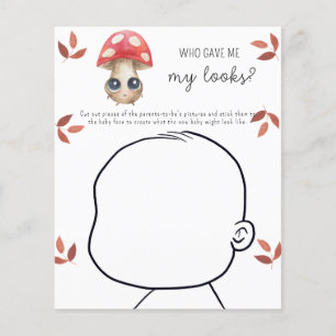 Papier Qui m'a donné mon physique jeu de baby shower