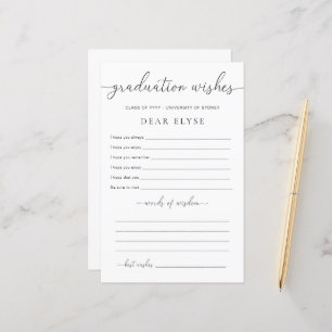 Papier Quinn Souhaits minimaux de graduation
