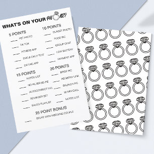 Papier Qu'y a-t-il sur votre jeu de téléphone - Activité 