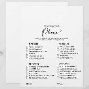 Papier Qu'y a-t-il sur votre Phone Modern Fête des mariée