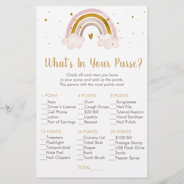 Papier Rainbow Neutral Gold Quoi de neuf dans votre jeu d (Devant)