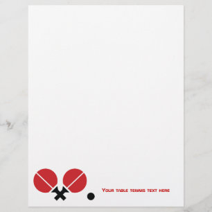 Papier Raquettes de ping-pong de ping-pong et circulaire