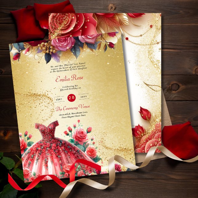 Papier Réception de la cérémonie de tenue de la Quinceane (Créateur téléchargé)