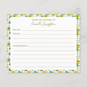 Papier Recette de Baby Shower Mariage sur le thème des Ci