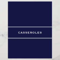 Recette Divider Casseroles Marine Bleu