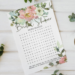 Papier Recherche de mots pour jeu de Baby Shower Œuf coqu