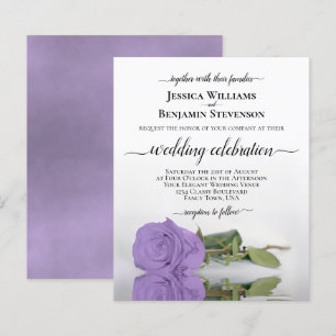 Papier Refléter le Rose de Lavender BUDGET Invitation de 