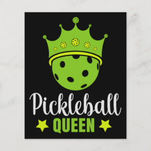 Papier Reine de Pickleball Drôle Reine de Pickle Ball 