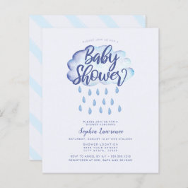 Papier Remise Cloud et Baby shower Raindrops