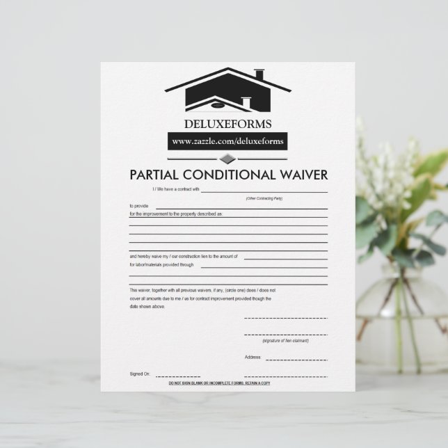 Papier Remise conditionnelle partielle du toit noir (Debout devant)