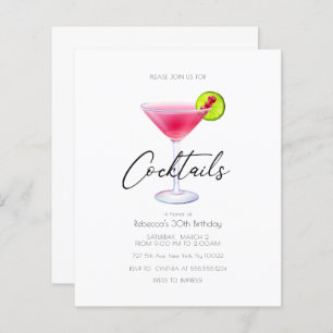 Papier Remise Cosmo Cocktail Invitations
