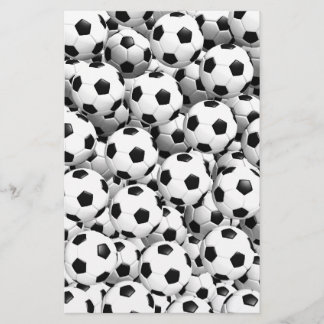 Papier Rempli De Boules De Football