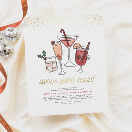 Papier Rendre les esprits lumineux | Cocktails de Noël Bu