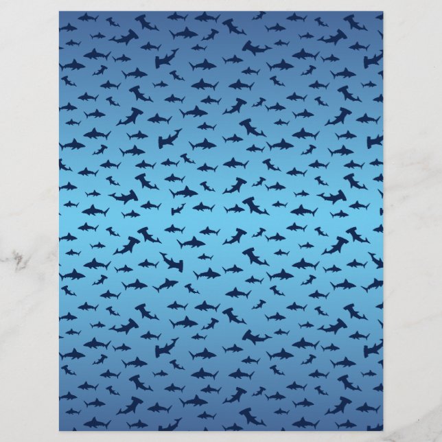 Papier Requins Marteaux Multiples (Devant)