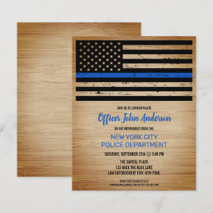 Papier Retraite de la police budgétaire Petite ligne bleu