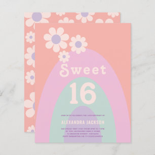 Papier Retro 16e fête d'anniversaire