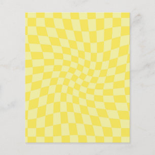 Papier Retro citron jaune pastel Warboard