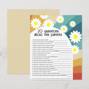 Papier Retro Super - 20 Questions sur les Parents