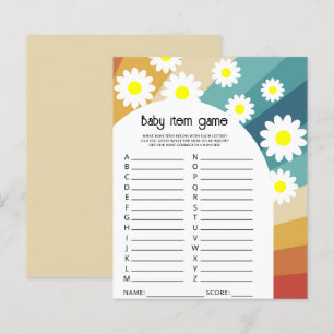 Papier Retro Super - Baby Item Jeu