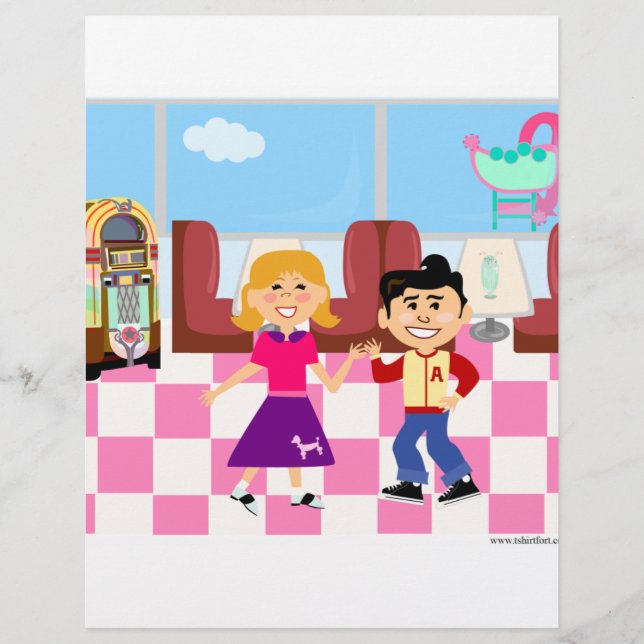 Papier Retroville Sock Hop (Devant)