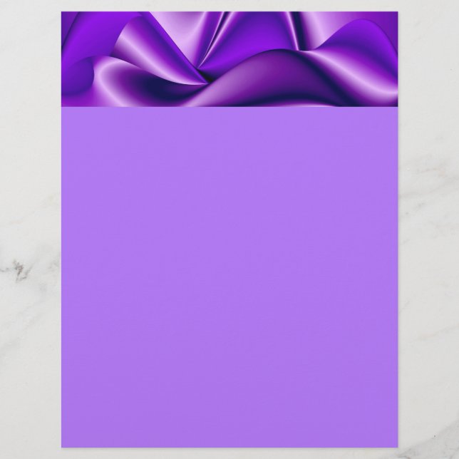 Papier Rêves arc-en-ciel à fleurs violettes (Devant)