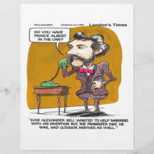 Papier Rick London Drôle Alexander Bell Téléphone Blague