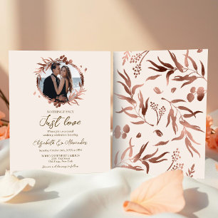 Papier Rien de fantaisie Juste de l'amour Mariage photo W