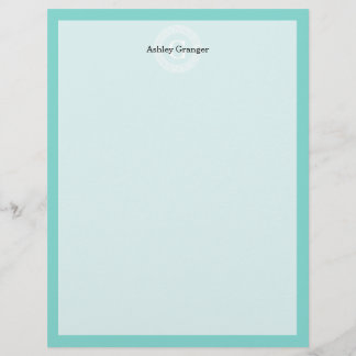 Papier Robin Oeuf Wht Grille Grecque Cadre Rnd Initial Mo