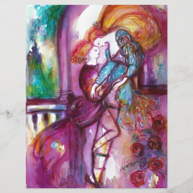 Papier ROMEO ET JULIET Romantique Saint Valentin (Devant)