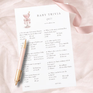Papier Rose A Tini Une Fille Jeux De Baby Shower Bébé Ane