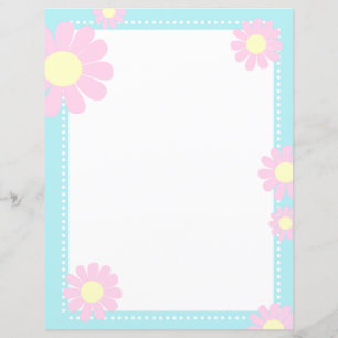 Papier Rose bleu marron