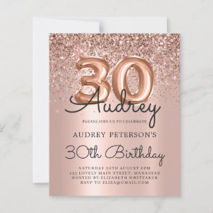 Papier Rose Budget Gold Parties scintillant Balloon 30e a