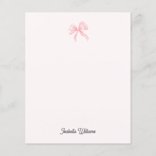 Papier Rose Coquette Fille Personnalisé