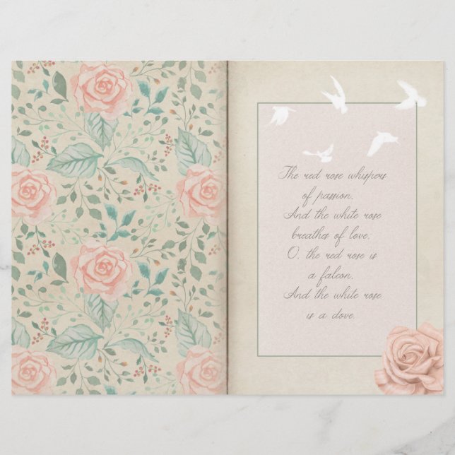 Papier Rose & Dove Scrapbook Ephemera (Devant)