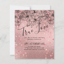 Rose moderne Gold tendance Mariage budget