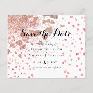 Papier Rose moderne Gold tendance Mariage budget
