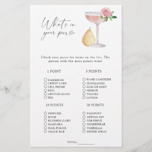 Papier Rose Prosecco - Quel est le jeu de votre sac