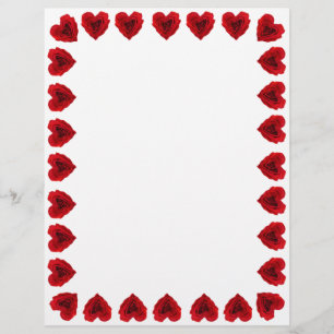 Papier Rose rouge