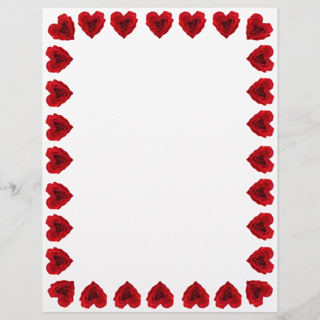 Papier Rose rouge (Devant)