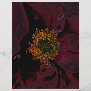 Papier Roses Buissons Neon