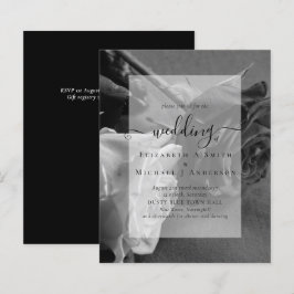 Papier Roses noires et blanches gothiques Mariage gothiqu