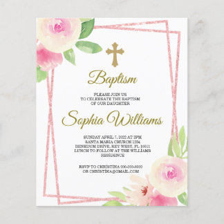 Papier Roses rose et jaune Budget avec cadre rose