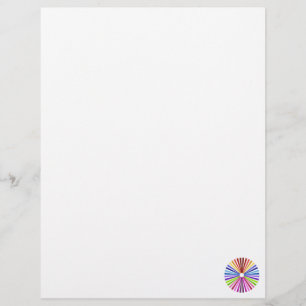 Papier Roue arc-en-ciel