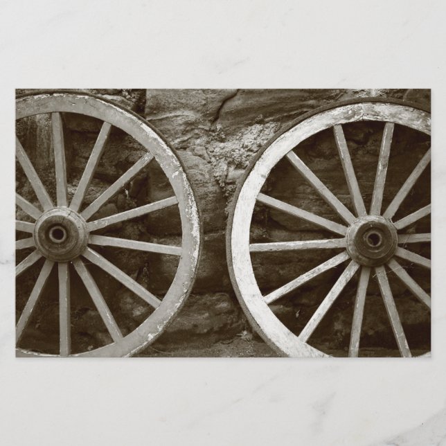 Papier Roues de chariot (Devant)