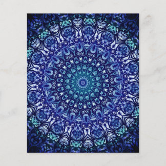 Papier Royal Blue Floral Damask